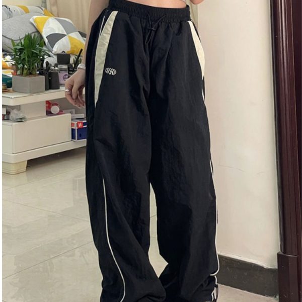 Women Casual Baggy Pants Vintage Oversized Trousers