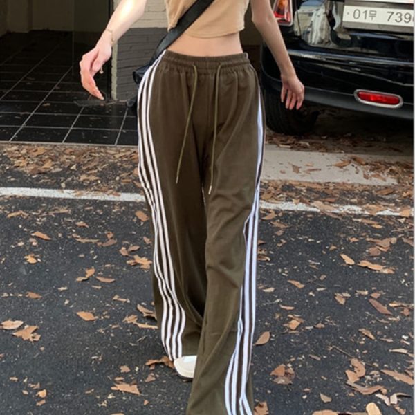 Casual Baggy Women Black Pants Harajuku Fashion Sweatpants Korean Streetwear Wide Leg Trousers