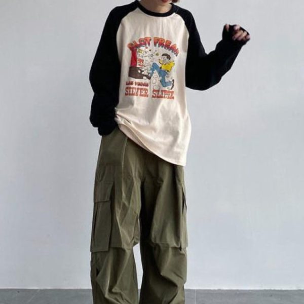 HOUZHOU-Japanese-Streetwear-Green-Cargo-Pants-Women-Y2K-Hippie-Kpop-Harajuku-Oversize-Wide-Leg-Trouser-Female-1