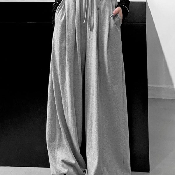 Oversize Gray Joggers Sweatpants Women Korean