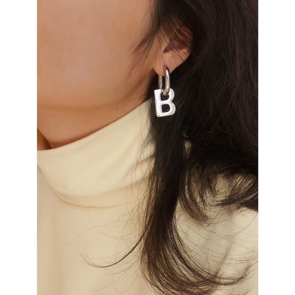 Women Letter B Drop Earrings Earrings Jewelry