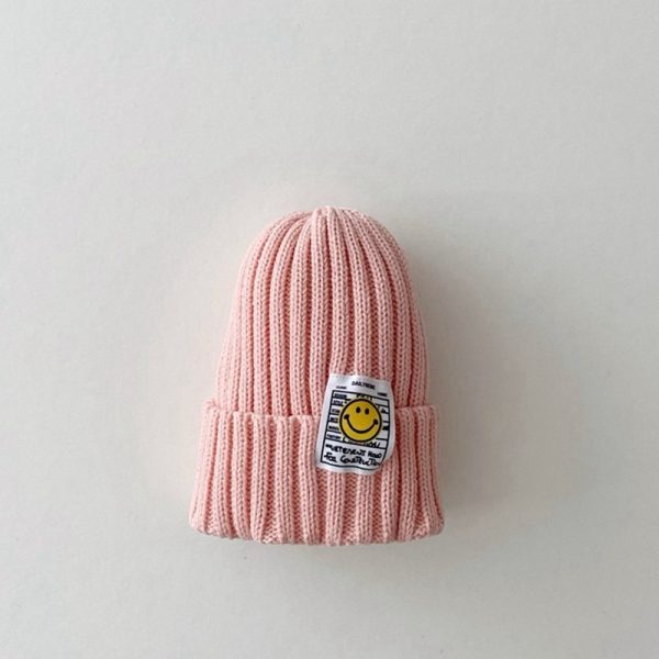 Kids Beanie Cap Korea  Knitted Infant Hat 1-6 Y 2023 Spring Fashion Outfits