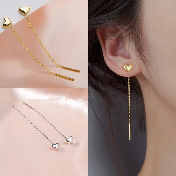 LATS-Trend-Long-Wire-Tassel-Thread-Chain-Climb-Star-Heart-Beads-Pendants-Drop-Earrings-women-s-1