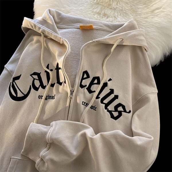 New-Letter-Embroidery-Zipper-Hoodies-Women-Oversized-Loose-Street-Style-Sweatshirt-2022-Harajuku-Casual-Couple-Trend-1