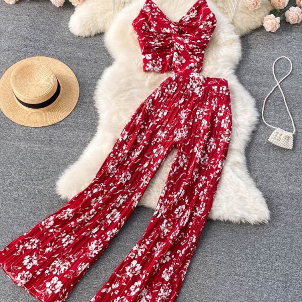 Summer-Women-Sexy-Printed-Two-Piece-Set-Beach-Female-Strap-Camis-Tops-Draped-Wide-Leg-Pants-1