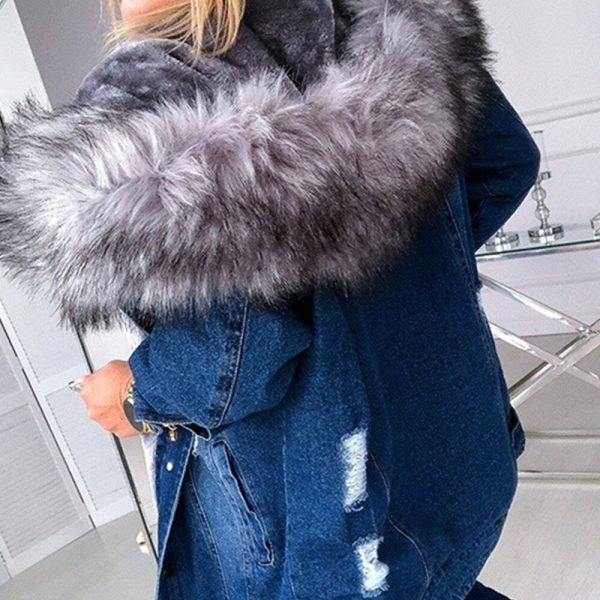 Women-Winter-Warm-Fluffy-Collar-Hooded-Denim-Jacket-Thick-Plush-Lined-Warm-Long-Sleeve-Jean-Coat-1