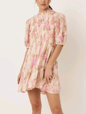 Chiffon Dress Loose New Women Printed Marathon Dress