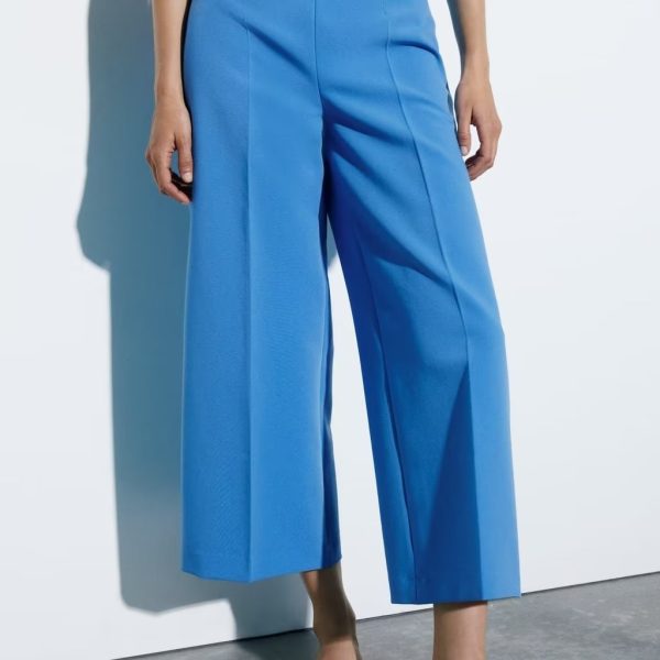 Summer Women Clothing Street Urban Casual High Waist Wide Leg Pants