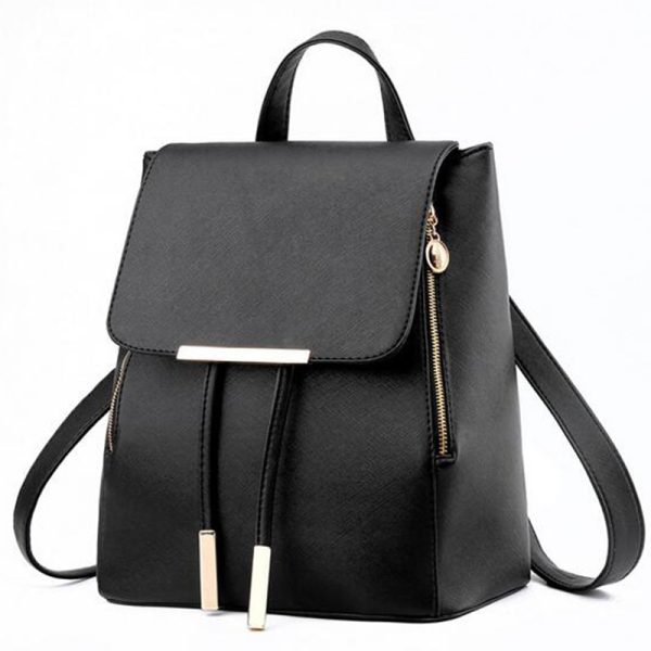 Vanessa's Stylish Leather School Backpack for Girls