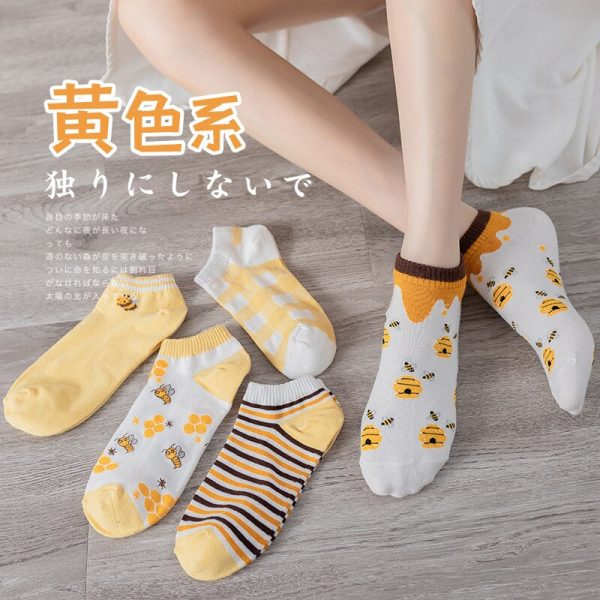 Vanessa's Low Cut Women's Socks Set - Summer Collection 5 Pairs