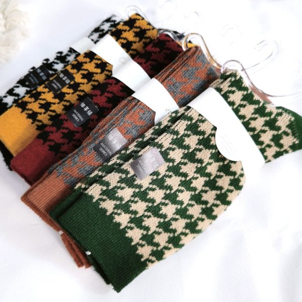 Autumn-And-Winter-New-Socks-Female-Houndstooth-Double-Needle-Double-Way-Cotton-High-Tube-Pile-Socks-1.jpg