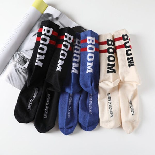 Autumn And Winter Tide Brand Tube Boom Socks