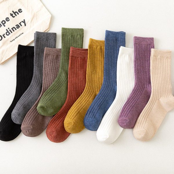 Korean Style Candy Cotton Short Ankle Socks