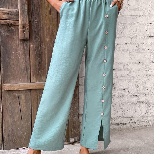 High Waist Slimming Casual Pants