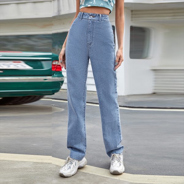 Wide Leg High Waist Jeans Women