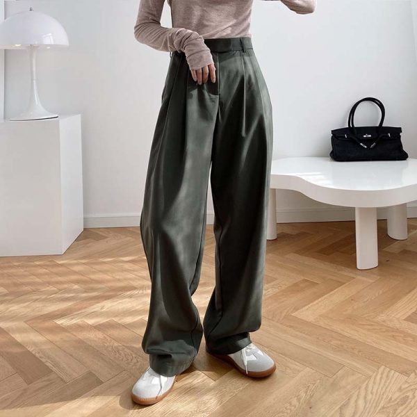 High Waist Wide-Leg Work Pant