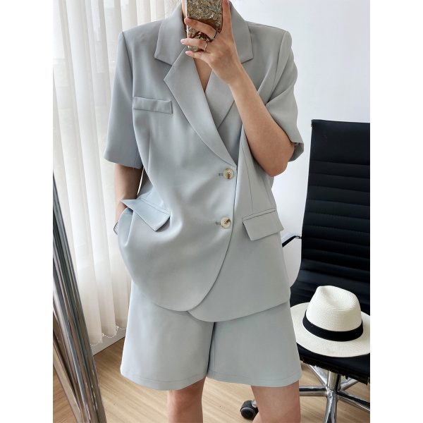 Summer Thin Short-Sleeve Suit