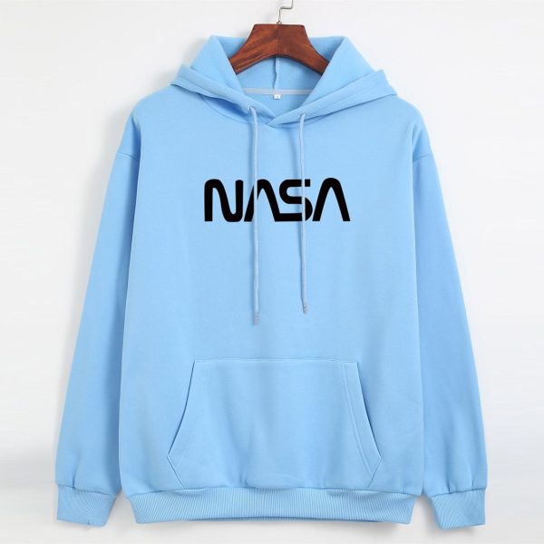 NASA Print Hooded Fleece Coat