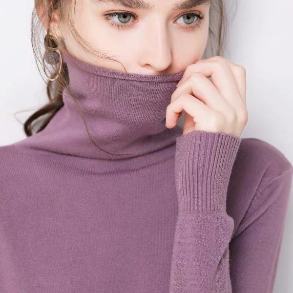 Pile Turtleneck Oversized Sweater