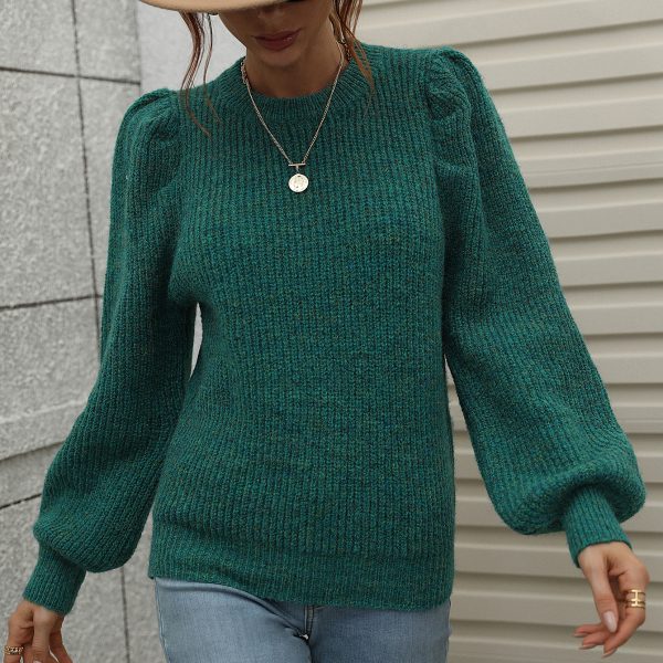 Patchwork Round Neck Sweater