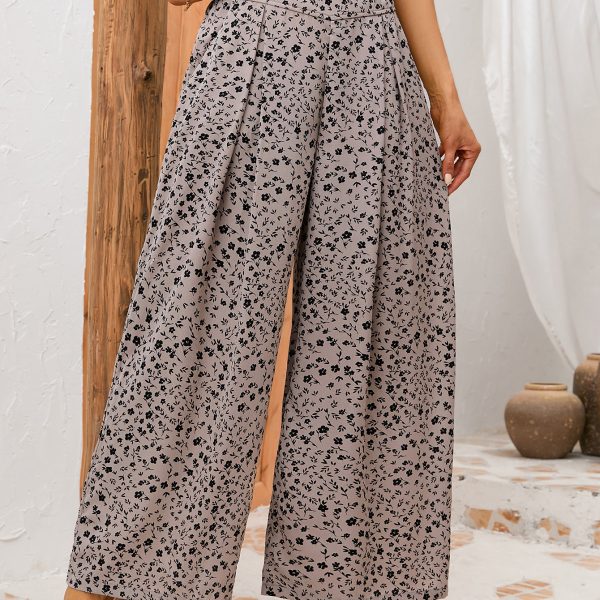 Loose High-Waist Wide Leg Pants - Leg Swing Style