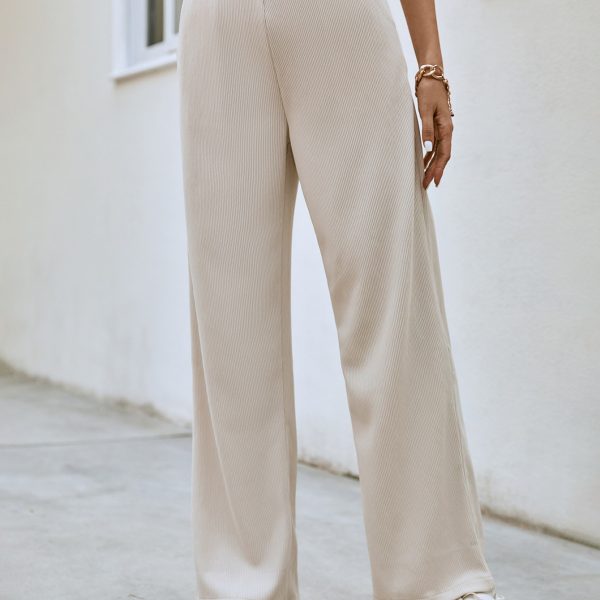 Corduroy Wide Leg Pants - Spring & Autumn Trend