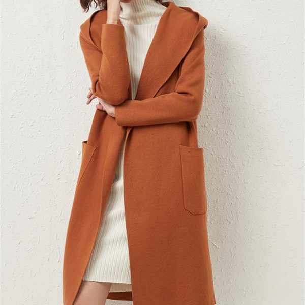 Hepburn Solid Color Woolen Coat