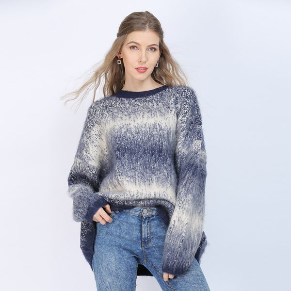 Autumn-Winter Gradient Thickening Sweater