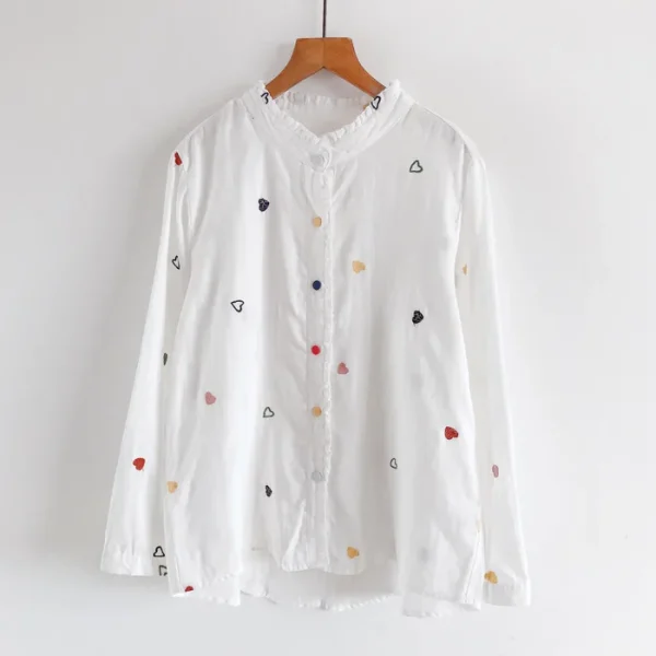 2022-New-Japanese-Small-Fresh-And-Sweet-Love-Embroidery-Cotton-Long-Sleeve-Shirt-1