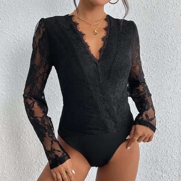 Long Sleeve Tight Jumpsuit for Women