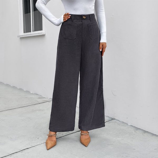 Corduroy Casual Pants - Women's Autumn Fashion