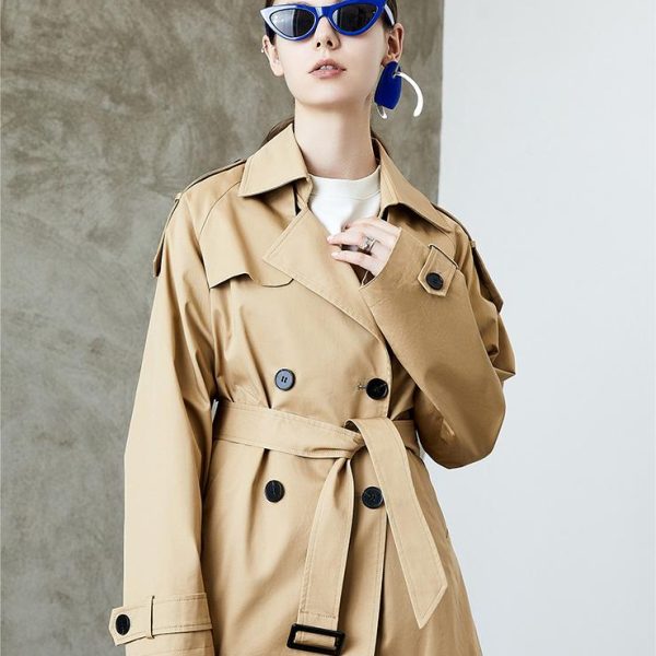 Spring Autumn British Trench Coat