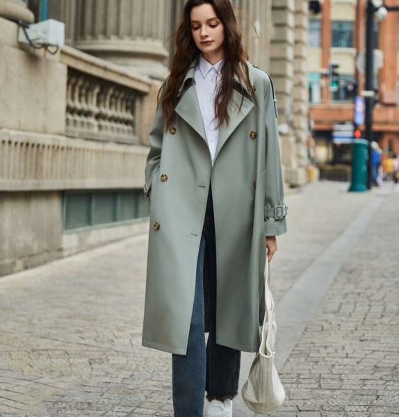 Retro British Extended Trench Coat