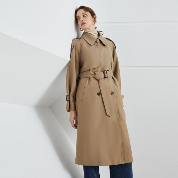 British Extended Trench Coat for Women