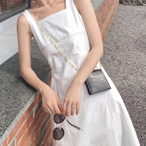 French style Eco-Chic Sleeveless Dress