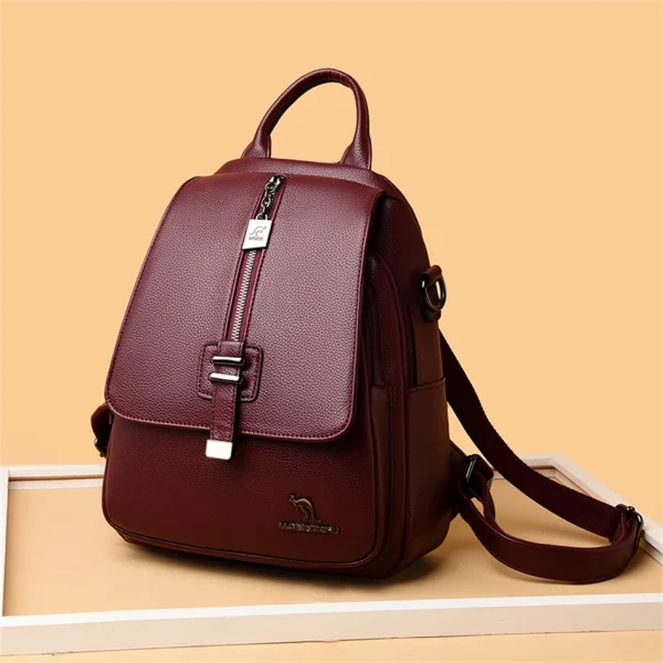 Designer Chic Eco Leather Backpack