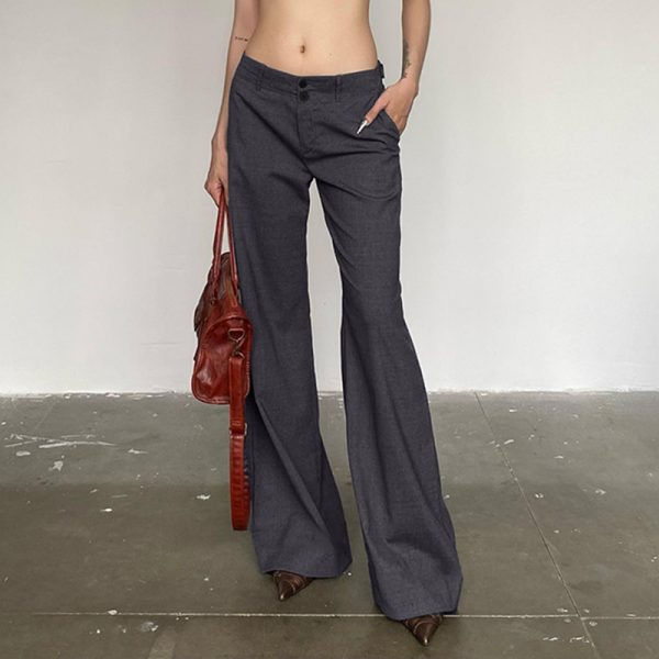 Loose Draping Mop Work Pants: Winter Style