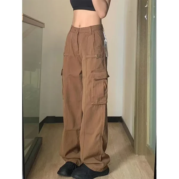 Oversized-Vintage-90S-Cargo-Pants-Women-s-Fashion-Low-Waist-Trousers-Autumn-Overalls-Baggy-Straight-Jeans-1