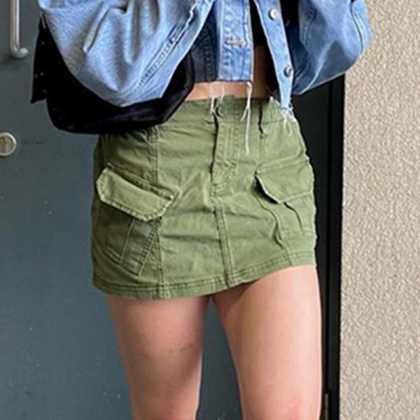 Women's Summer Sexy Street Solid  Workwear Short Skirt Women