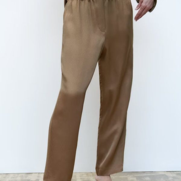 Women's Wide Leg Pants Casual Straight Trousers