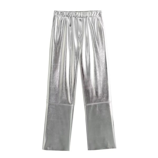 Women's  Fabric Straight Leg Pants