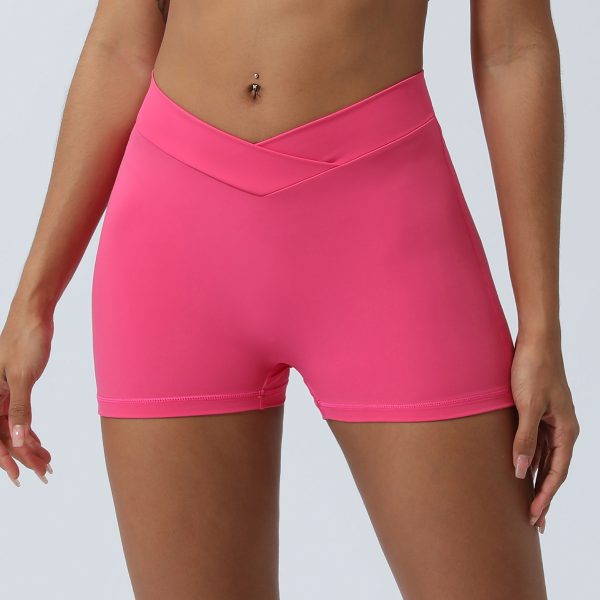 Women's Yoga Shorts Women without T Line Running Workout Shorts