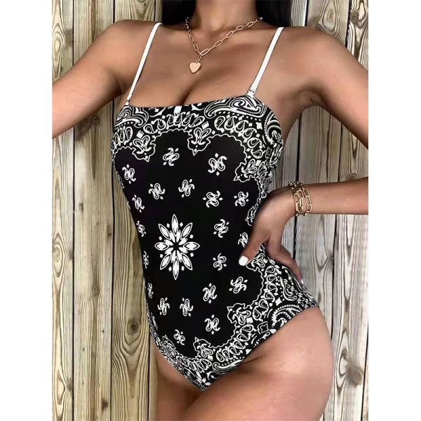 Women's  Swimsuit Women Print Bathing Suits Sexy Swimwear