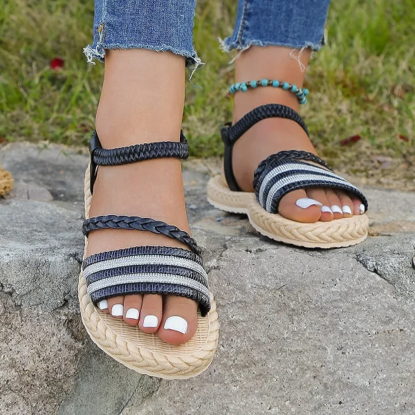 Women's Fashion Trend Non-slip Wear Comfortable Soft Soled Flat Sandals